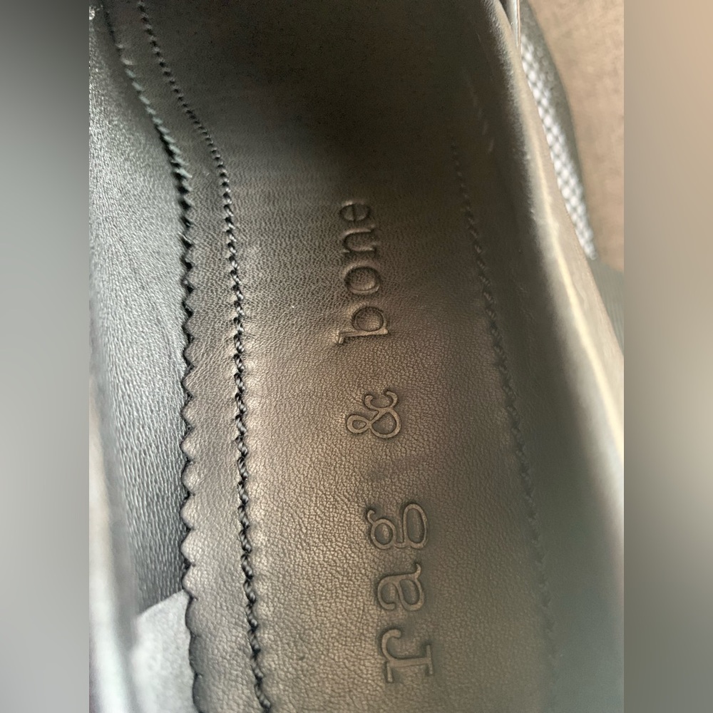 Rag & Bone Matrix Loafer Platform Heels Black - image 4